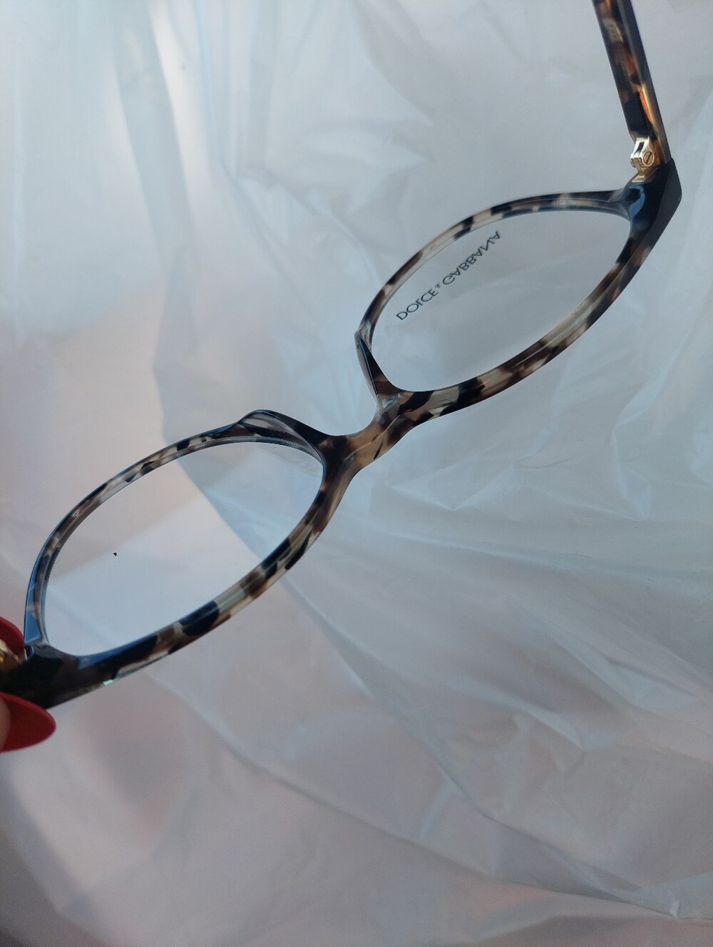 Authentic Dolce And Gabbana Clear Eyeglasses ( Display) VisionWorks - Picture 3 of 8